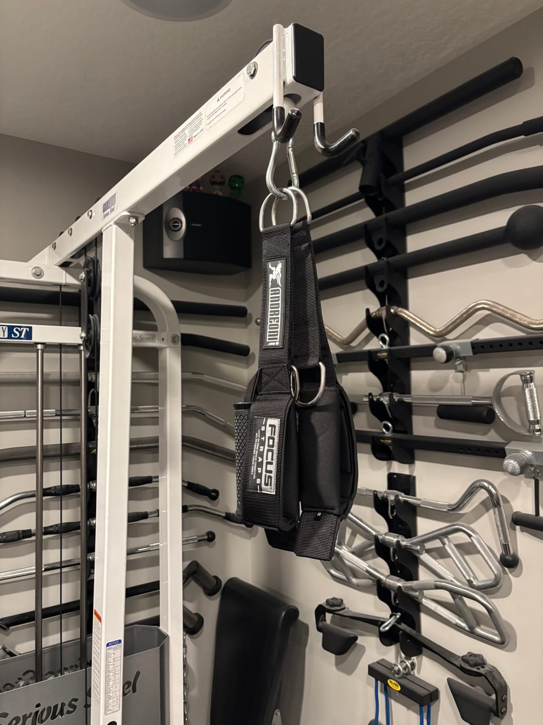 Customer photo review of ANDREONI FOCUS STRAPS ™ - Because your finger bones should not be the reason you don't reach muscle failure.
