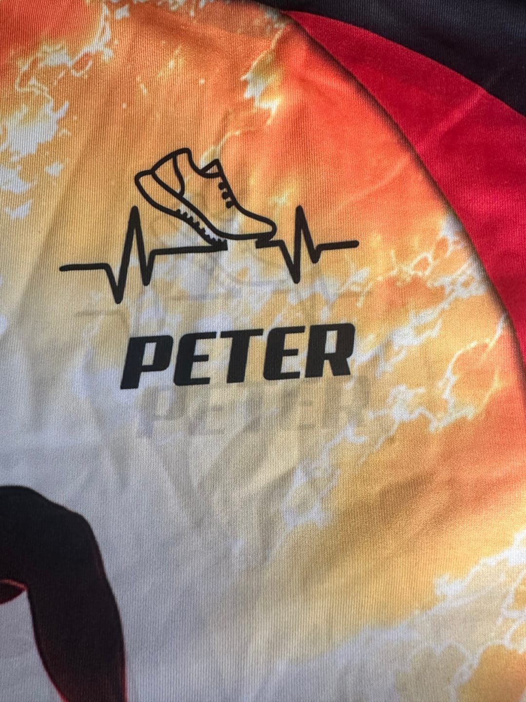 Customer photo review of Unisex Shirt - Custom Running Shirt