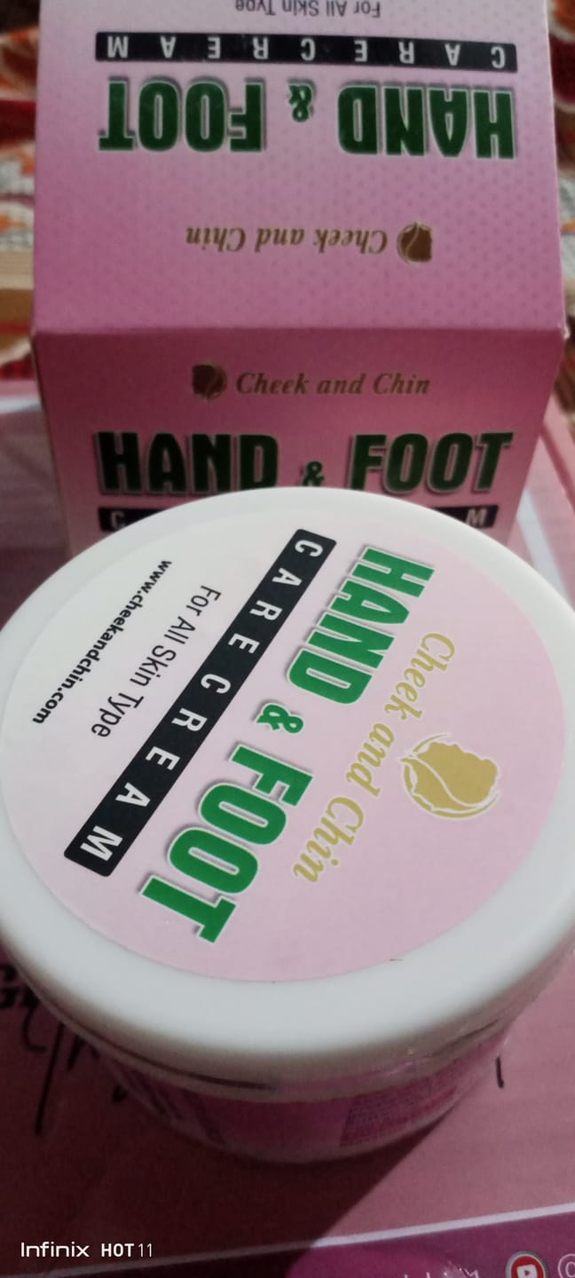 Customer photo review of Hand and Foot cream