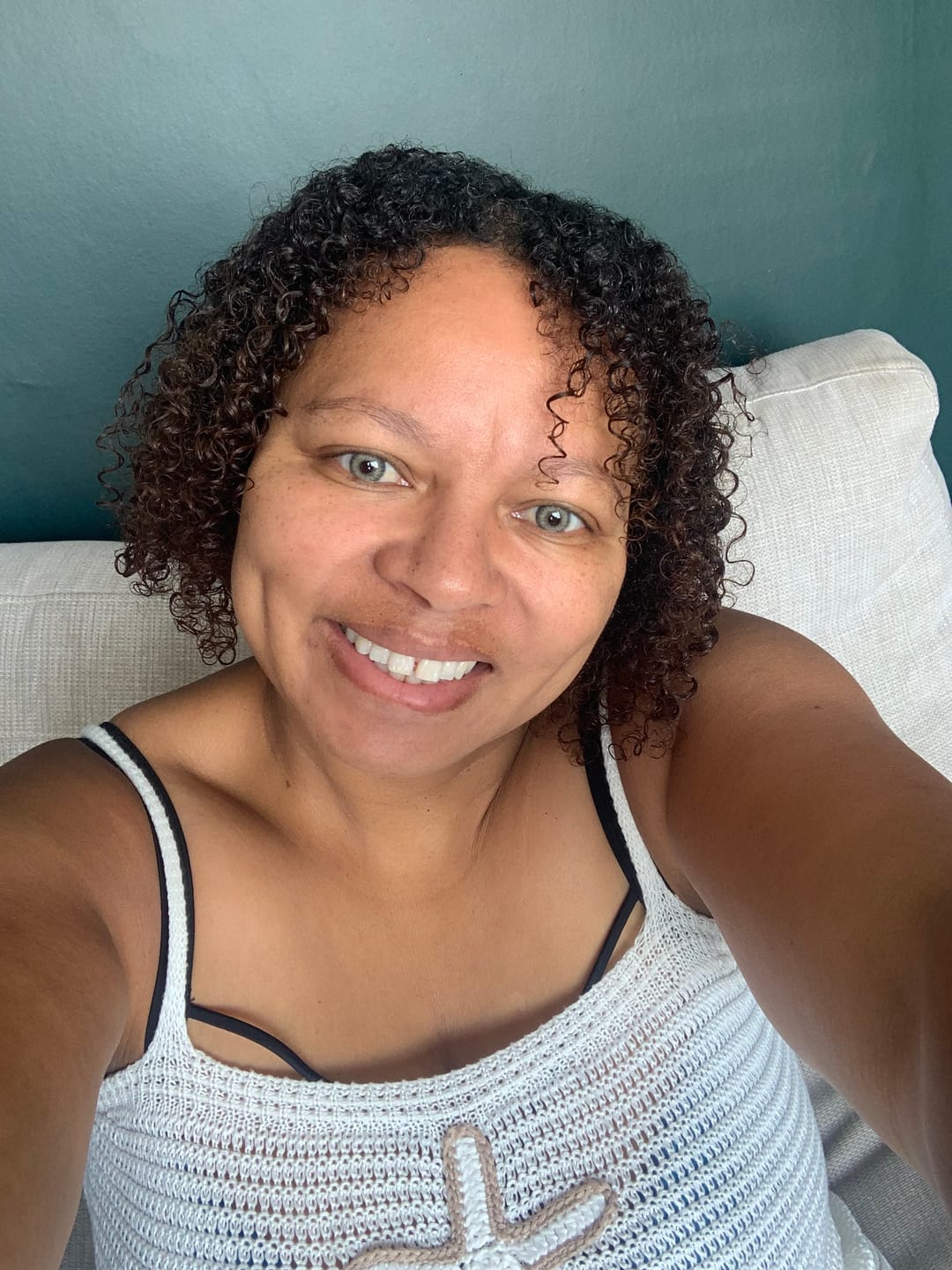 Customer photo review of Citha Hazel Brown Prescription Coloured Contact Lenses