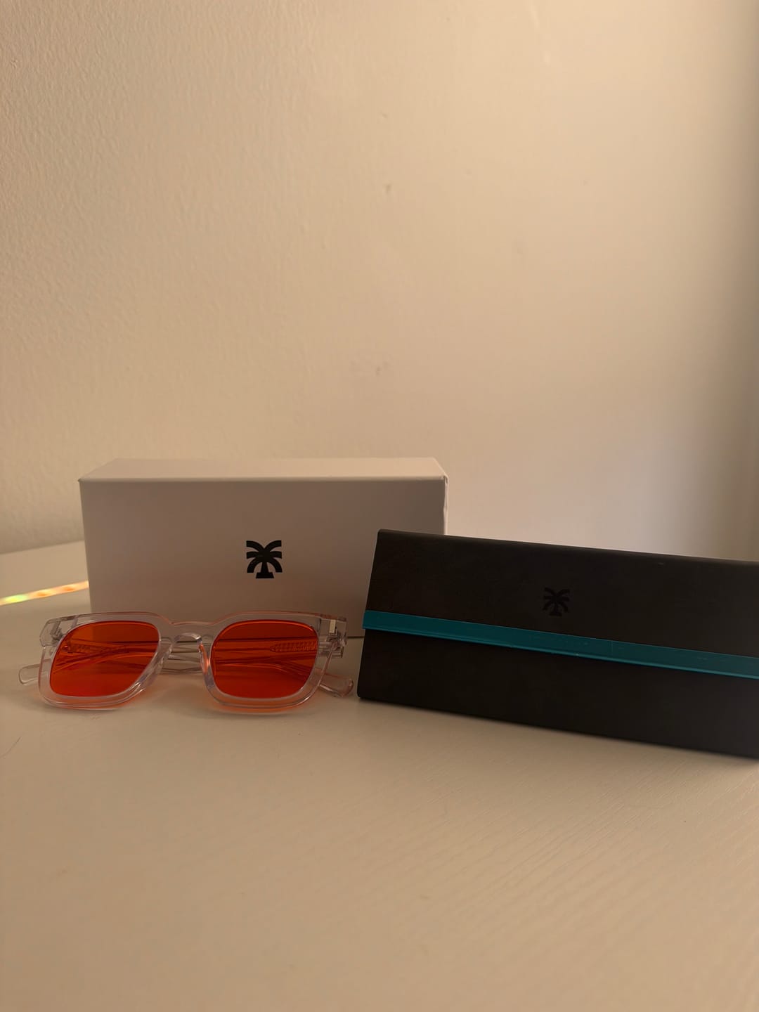 Customer photo review of The Aston Clear Blue Light blockers 2.0