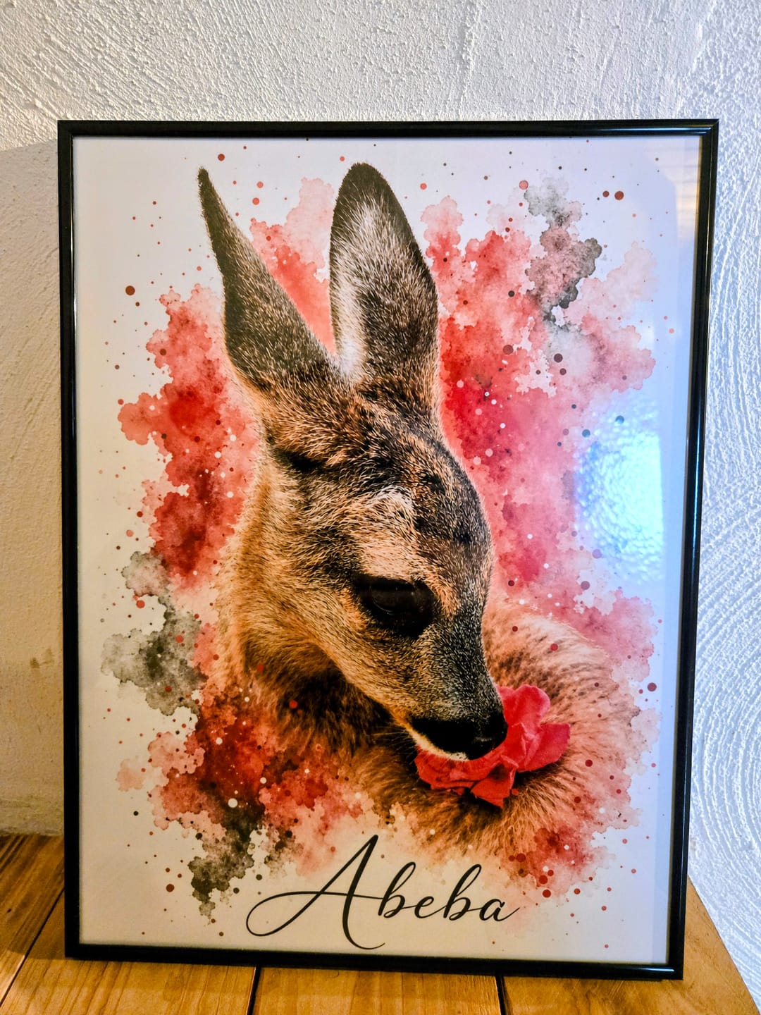 Customer photo review of Tierisches Wasserfarben Hunde Portrait