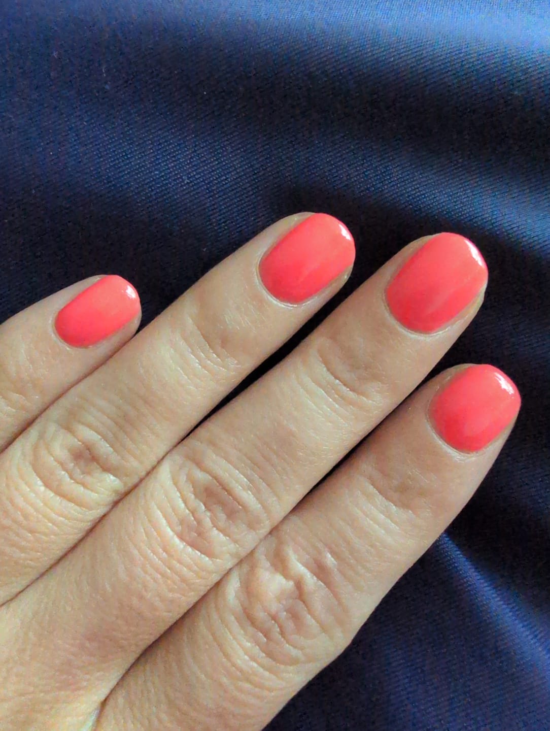 Customer photo review of Peel Off Base Coat