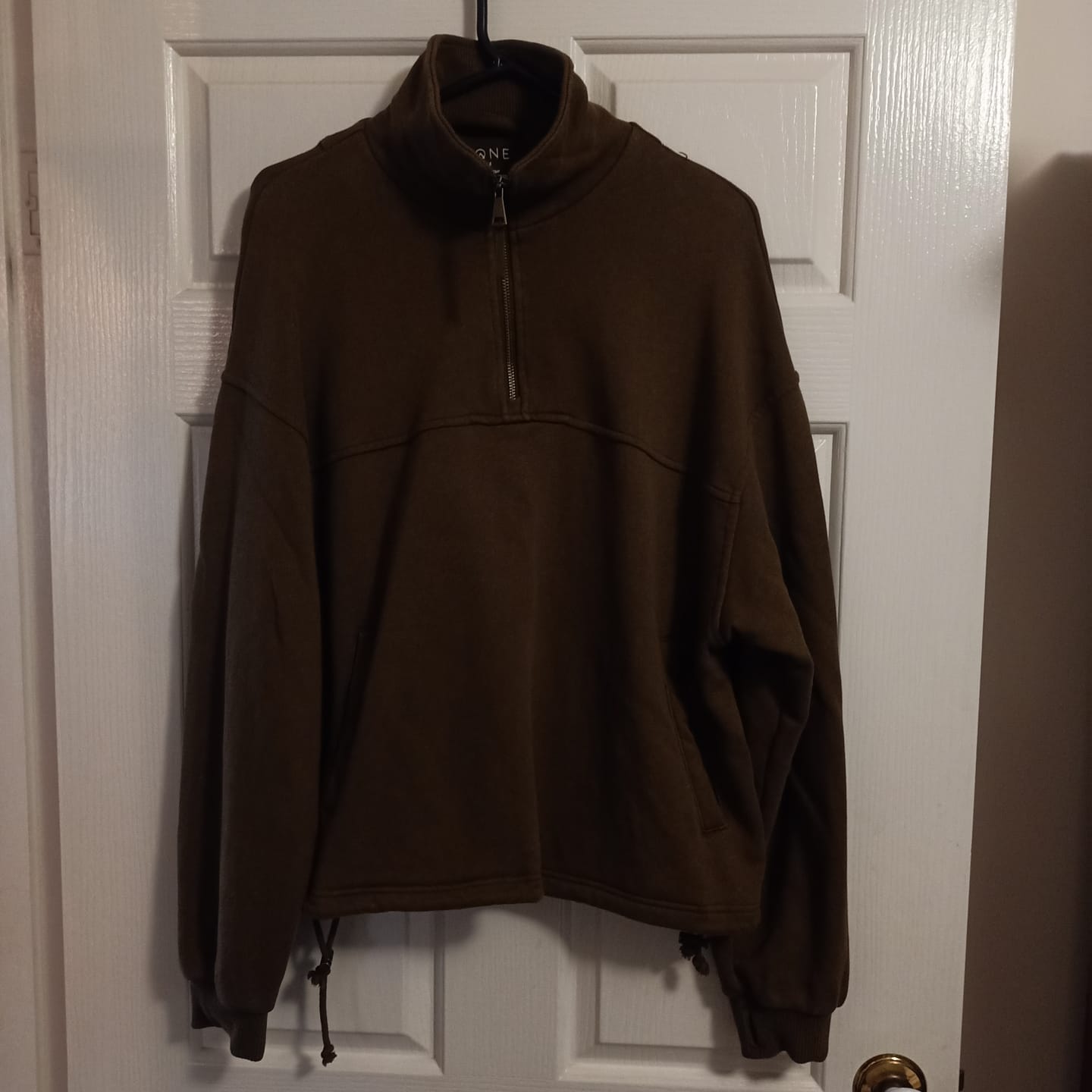 Customer photo review of Women's Zip Crew Sweater