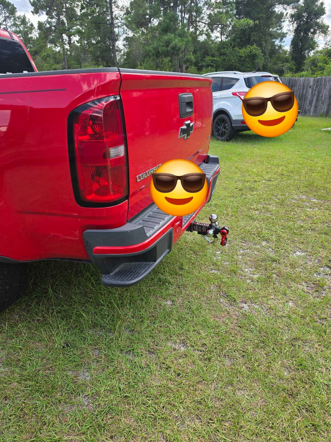 Customer photo review of TYT Tri Ball Mount Trailer Hitch with Tow Hook & Shackle