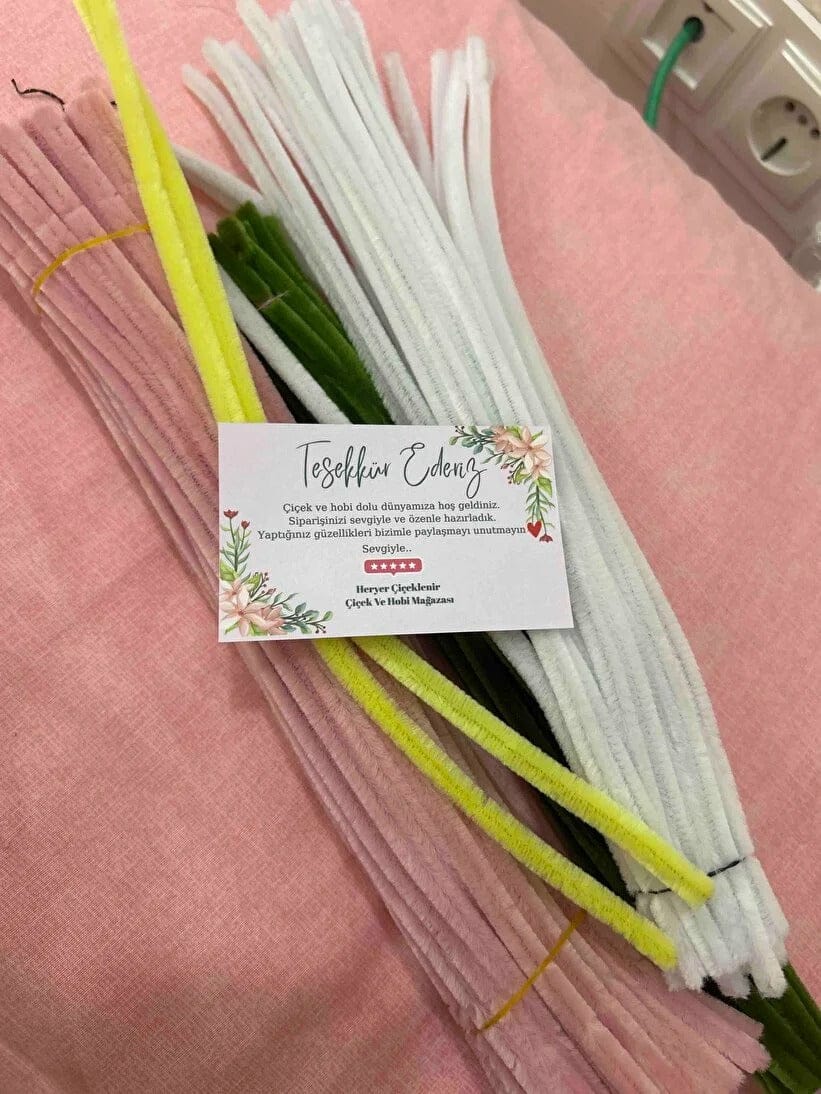 Customer photo review of Şönil Çiçek Yapım Kiti