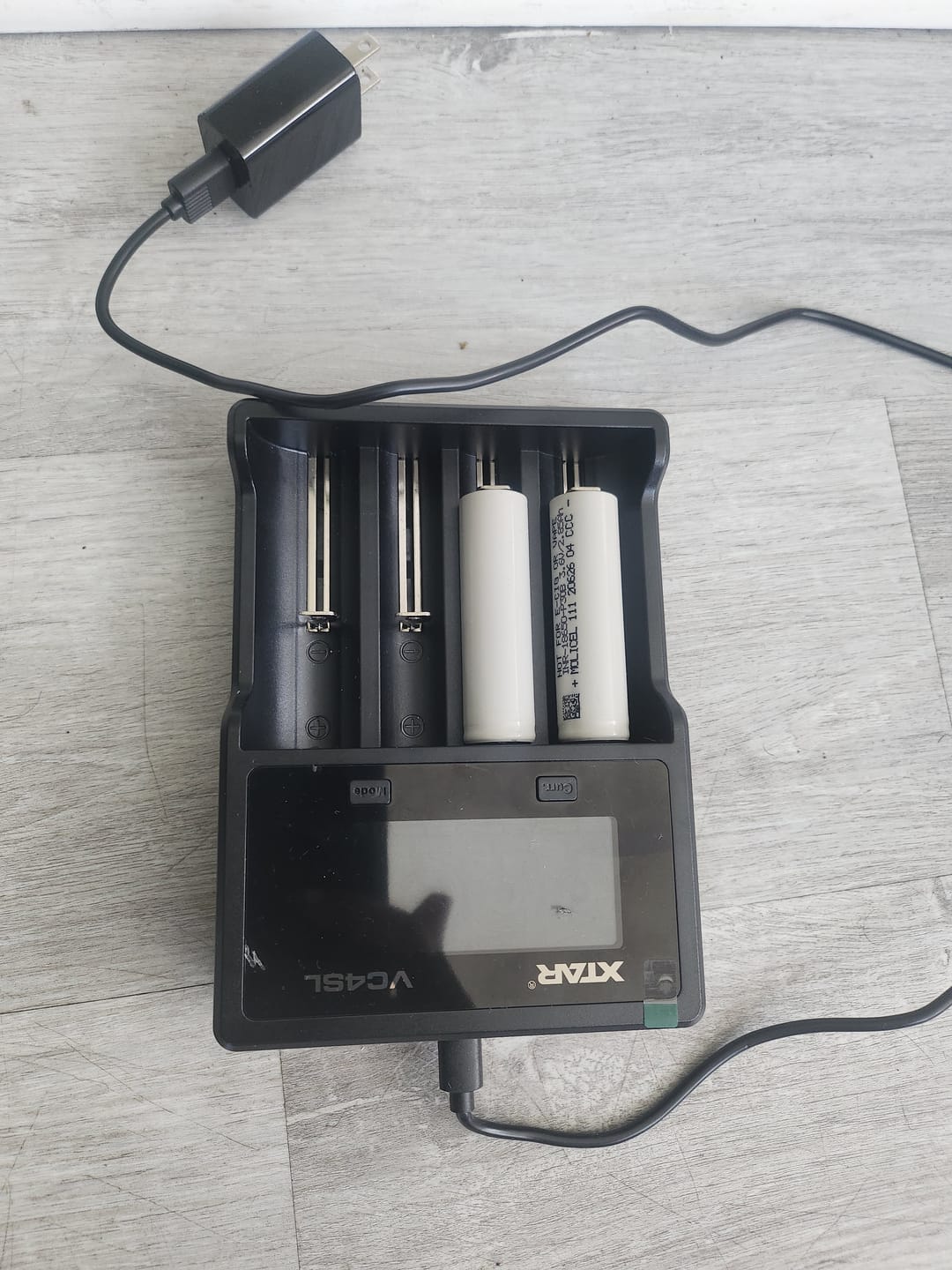 Customer photo review of XTAR VC4SL 4 Channel Type-C Battery Charger