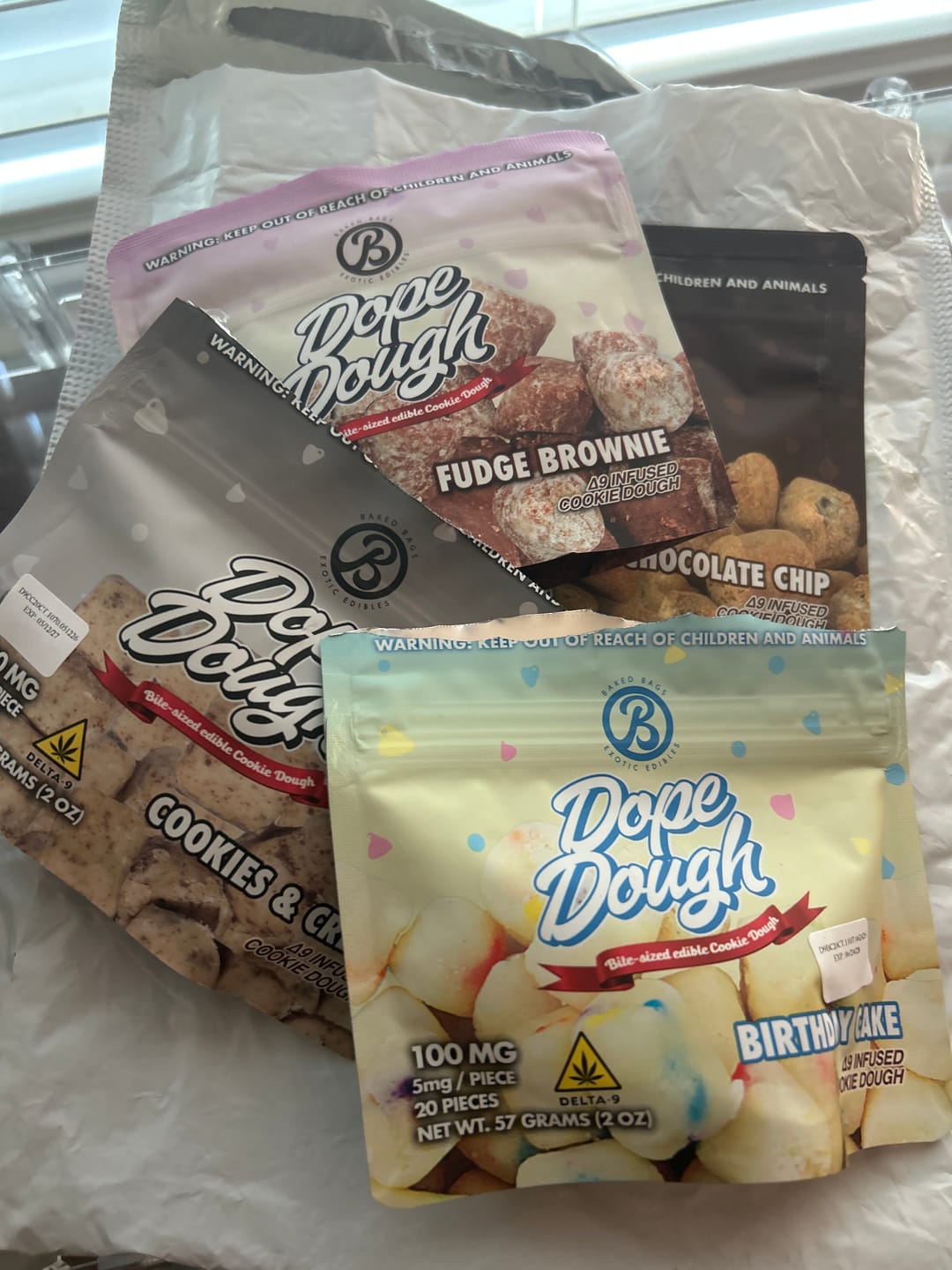 Customer photo review of DOPE DOUGH - VARIETY PACK