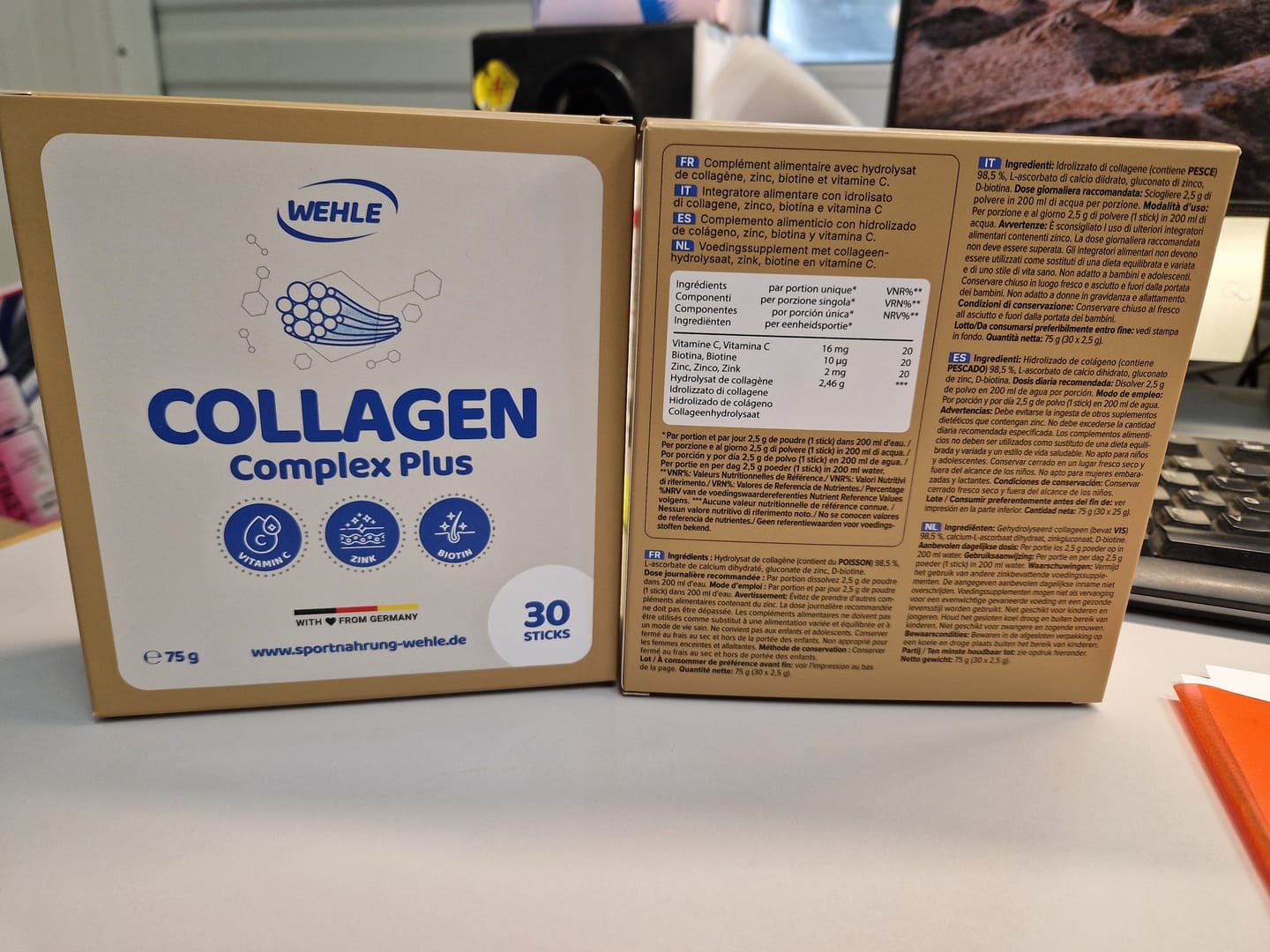 Customer photo review of Collagen Plus 30 Sticks Vorbestellung - Auslieferung 02.09.26