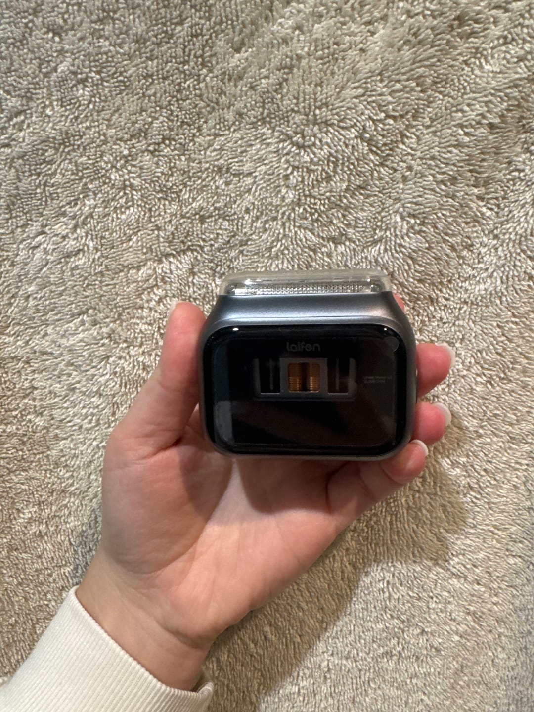 Customer photo review of Laifen P3 Pro 3-Blade Electric Shaver with Linear Motor