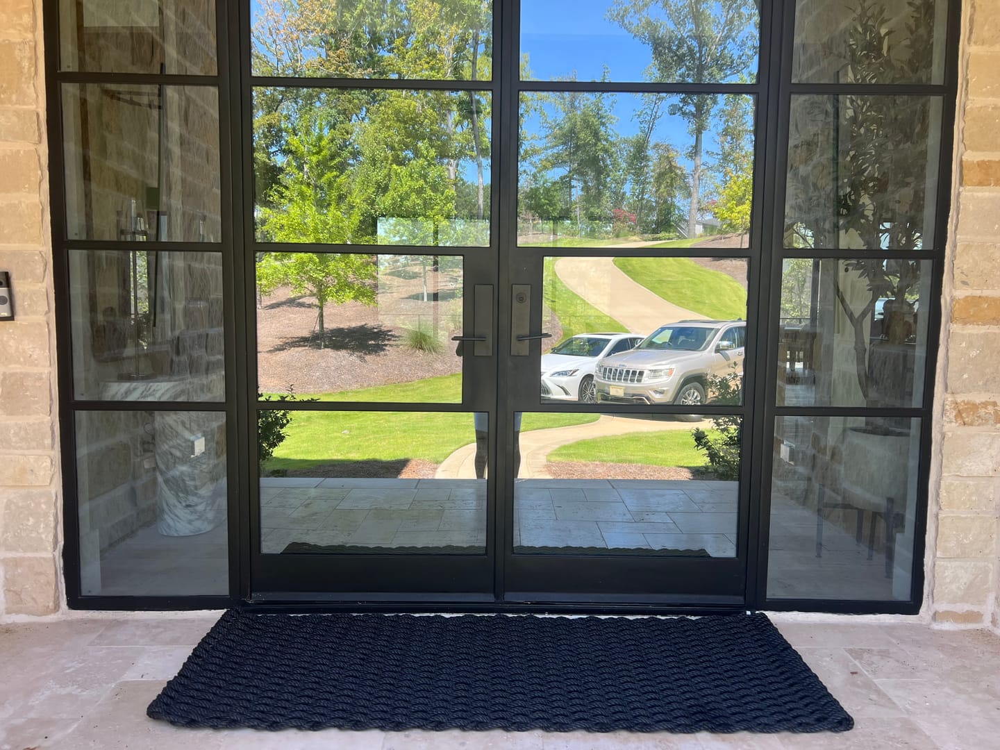 Customer photo review of Charcoal Doormat