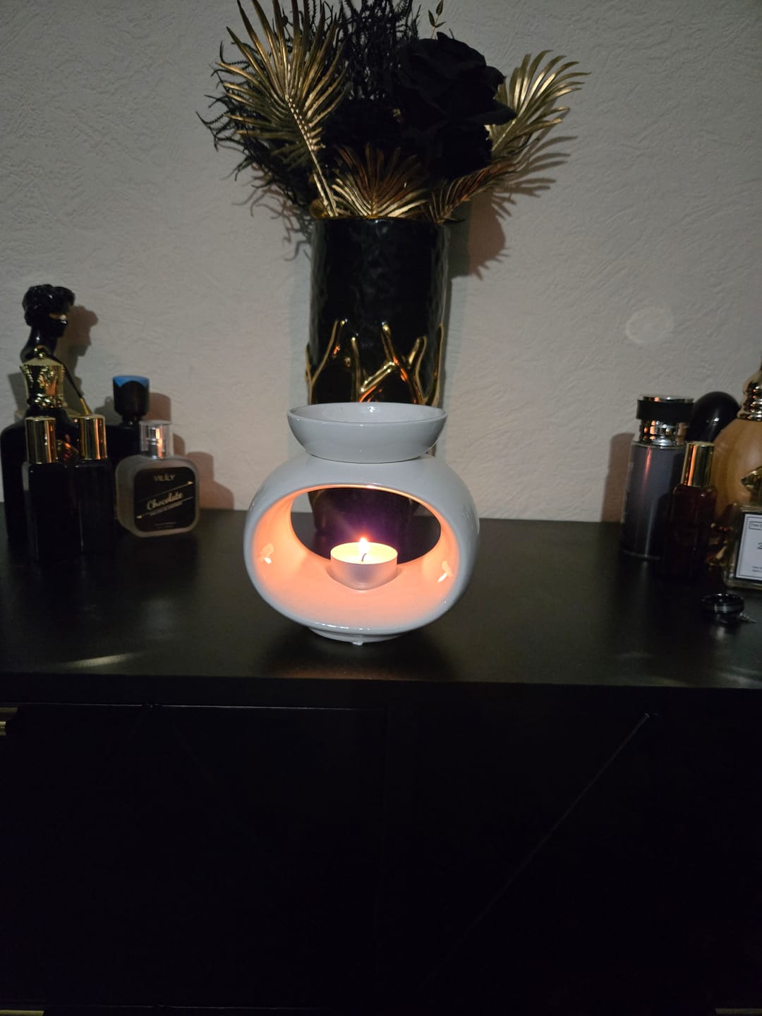 Customer photo review of Rome Ceramic Wax Burner