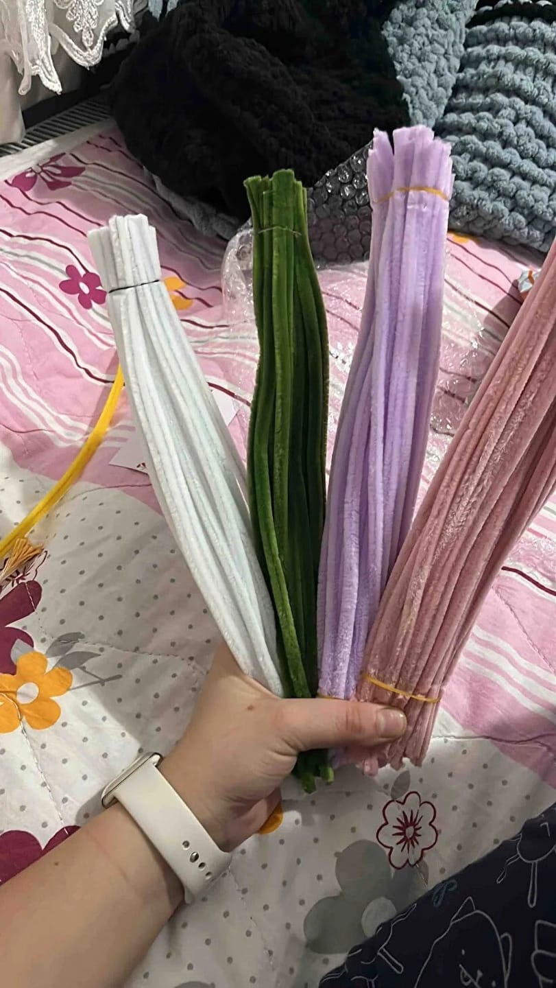 Customer photo review of Şönil Çiçek Yapım Kiti