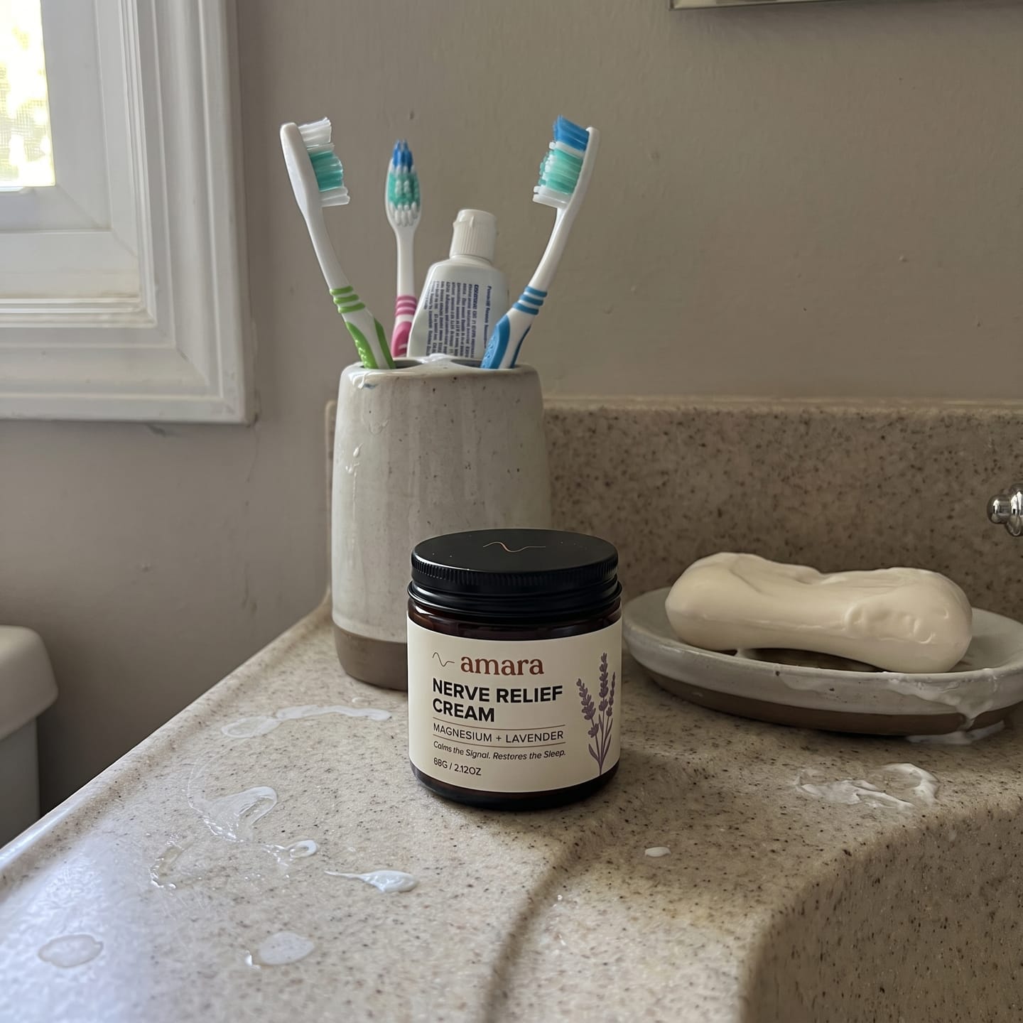 Customer photo review of Amara Nerve Relief Cream