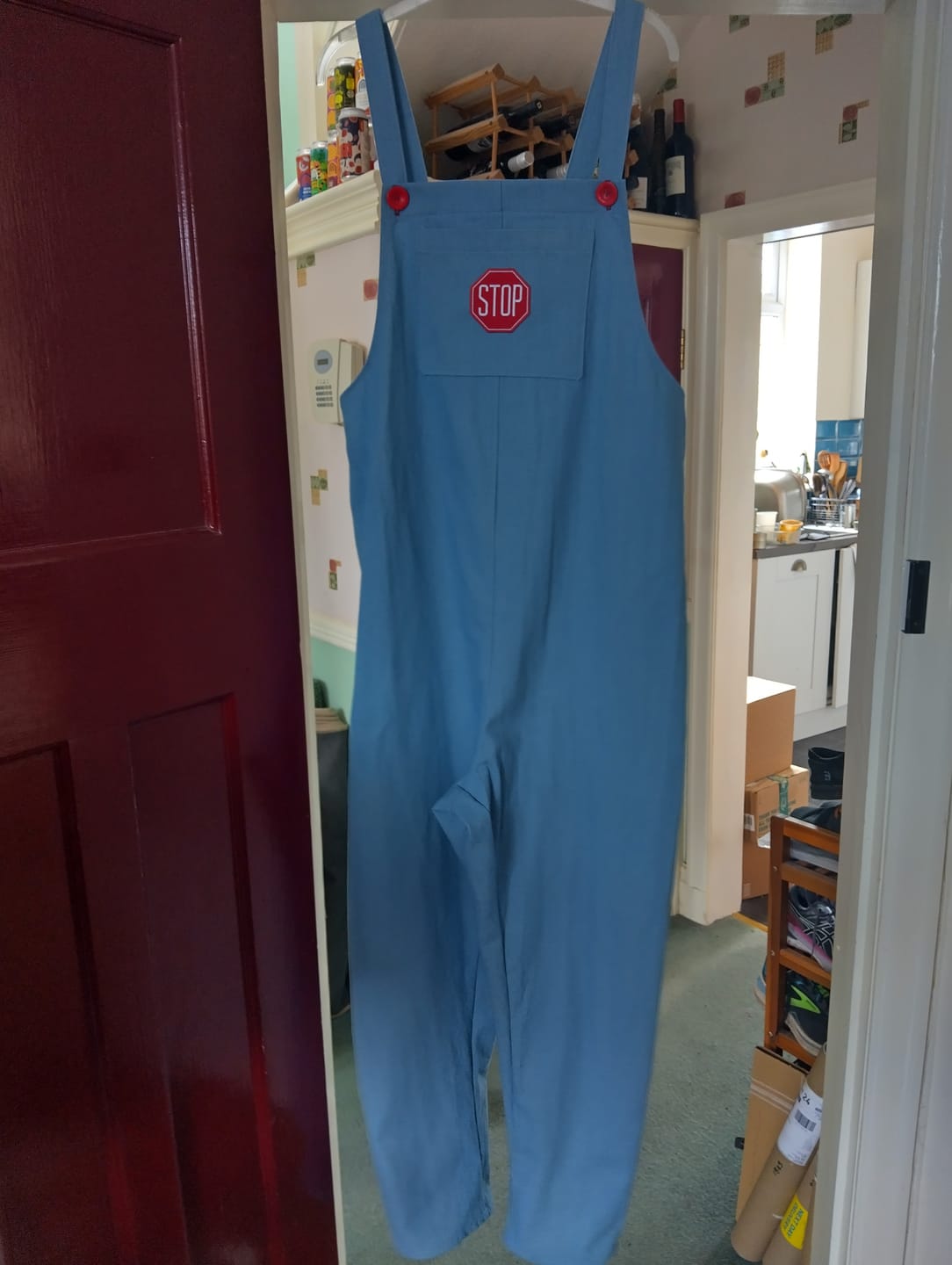 Customer photo review of Lightweight 4oz Washed Denim Fabric