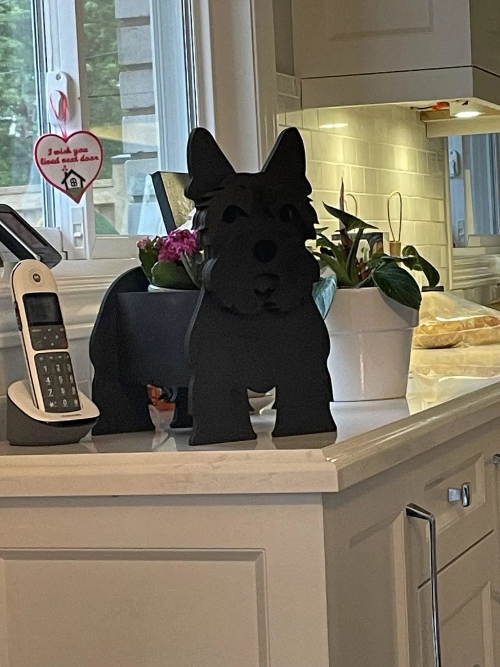 Customer photo review of Dog Planter - Scottish Terrier