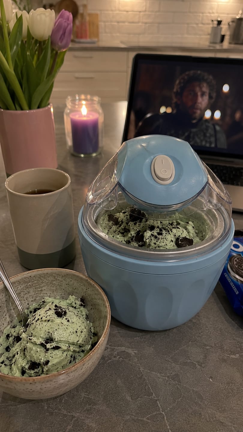 Customer photo review of GelatoTurbo™ Mini Macchina Per Gelato