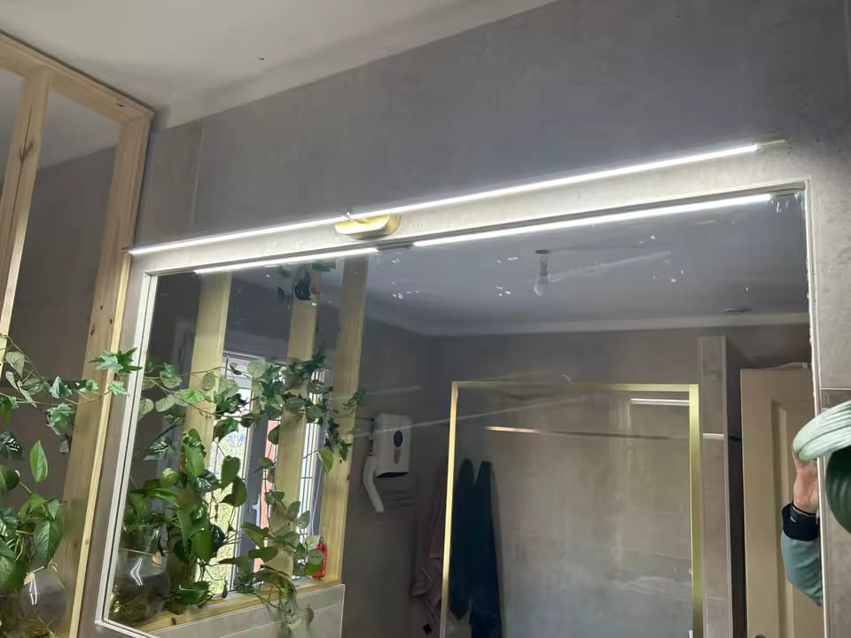 Customer photo review of Minimalist Linear Wall Lamp