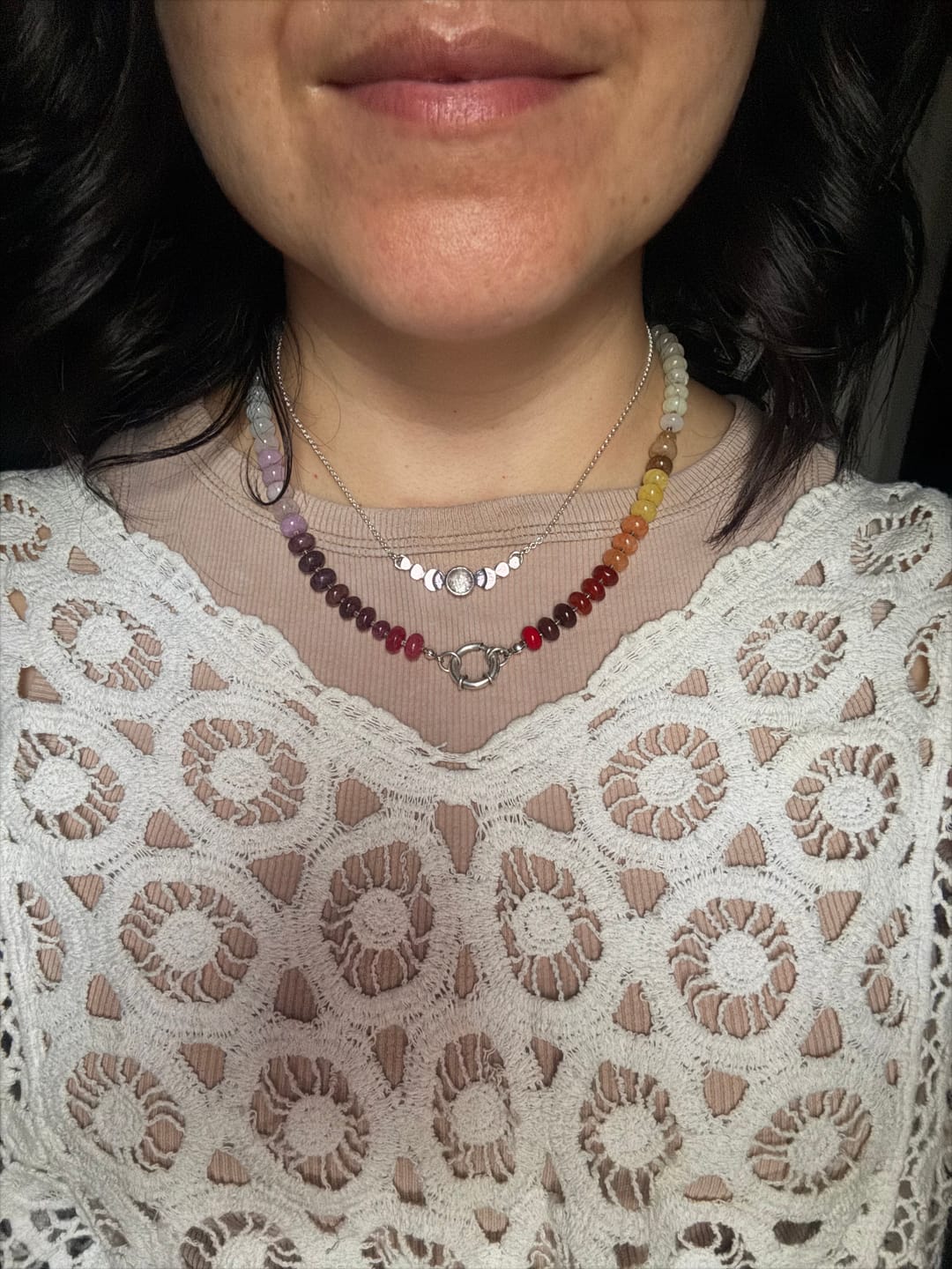 Customer photo review of Collar Fases Very Moon Caleidoscopio