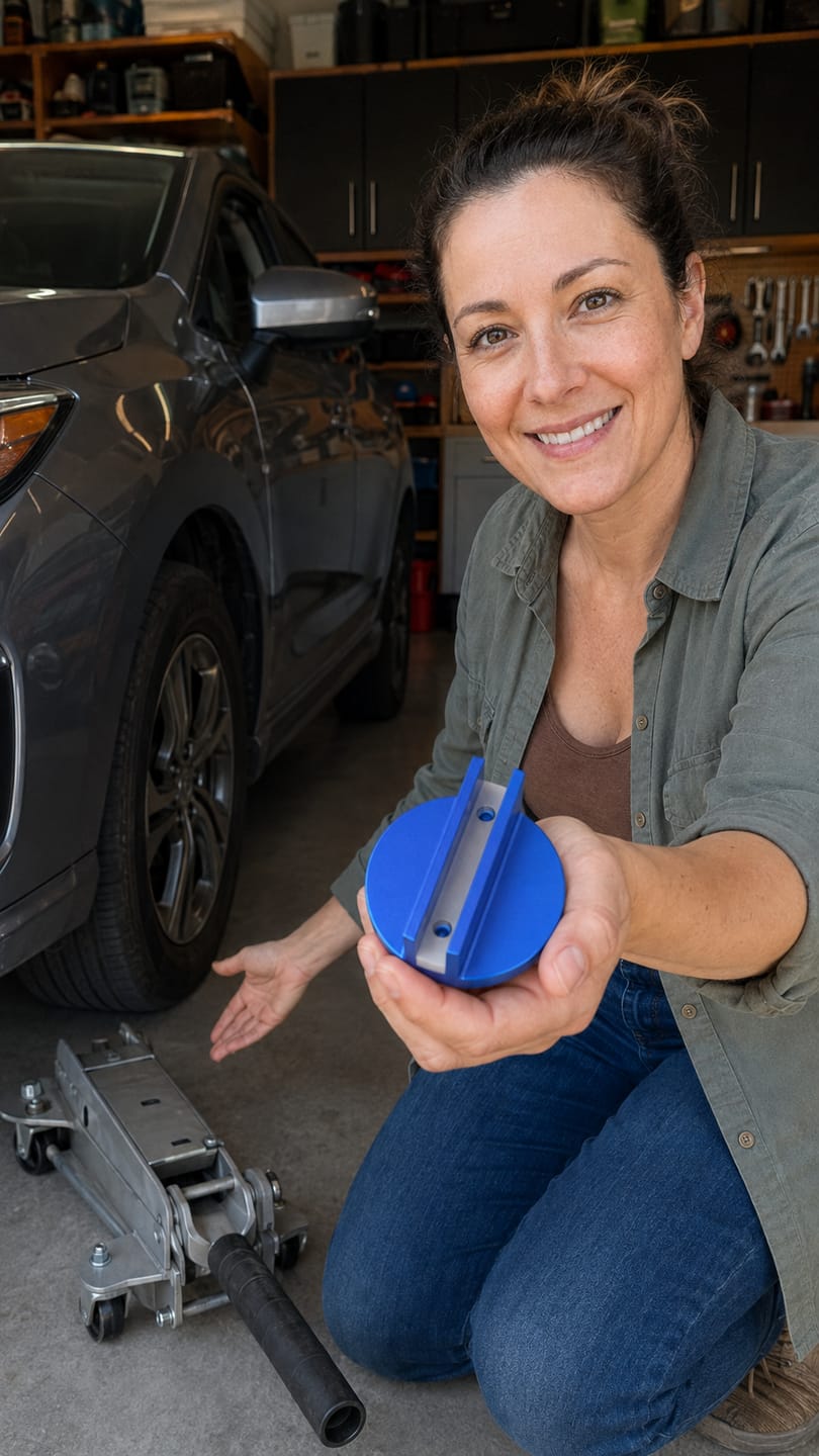 Customer photo review of BoltBuddy™ MagLift Jack Pad