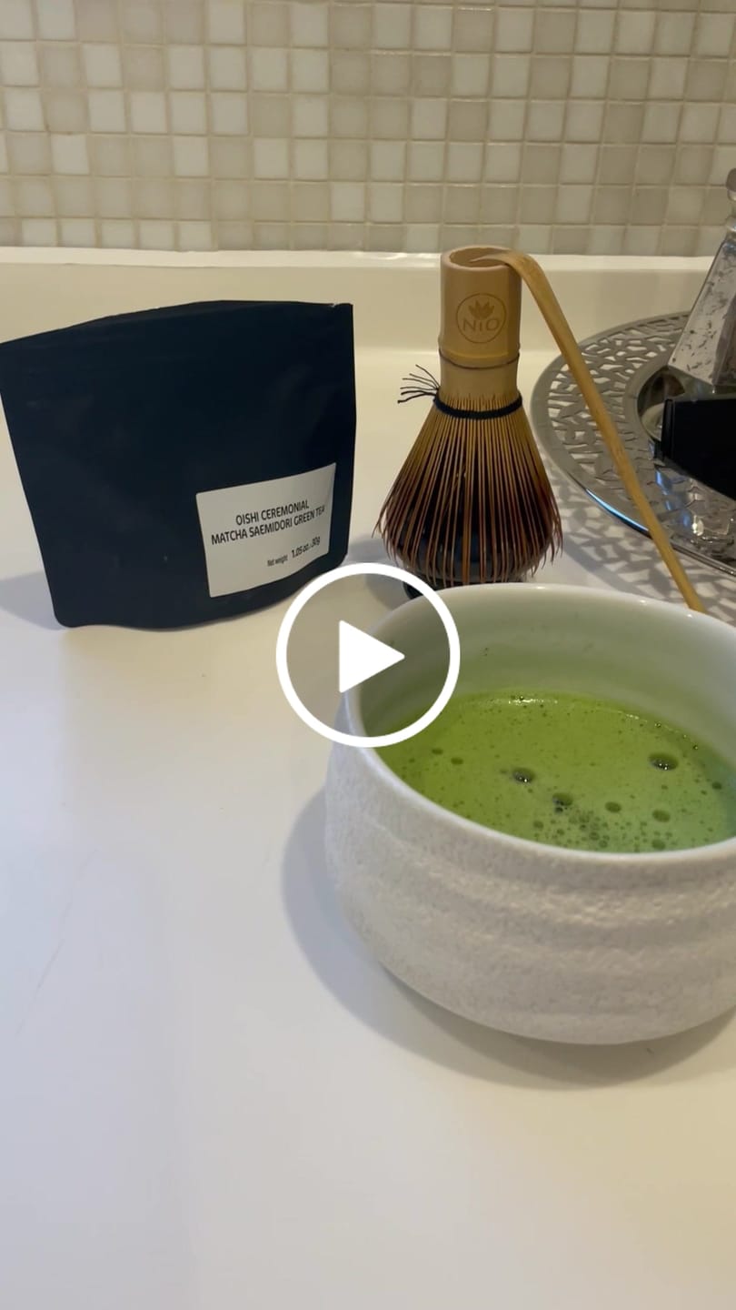 Customer video review of Oishi Ceremonial Matcha Saemidori