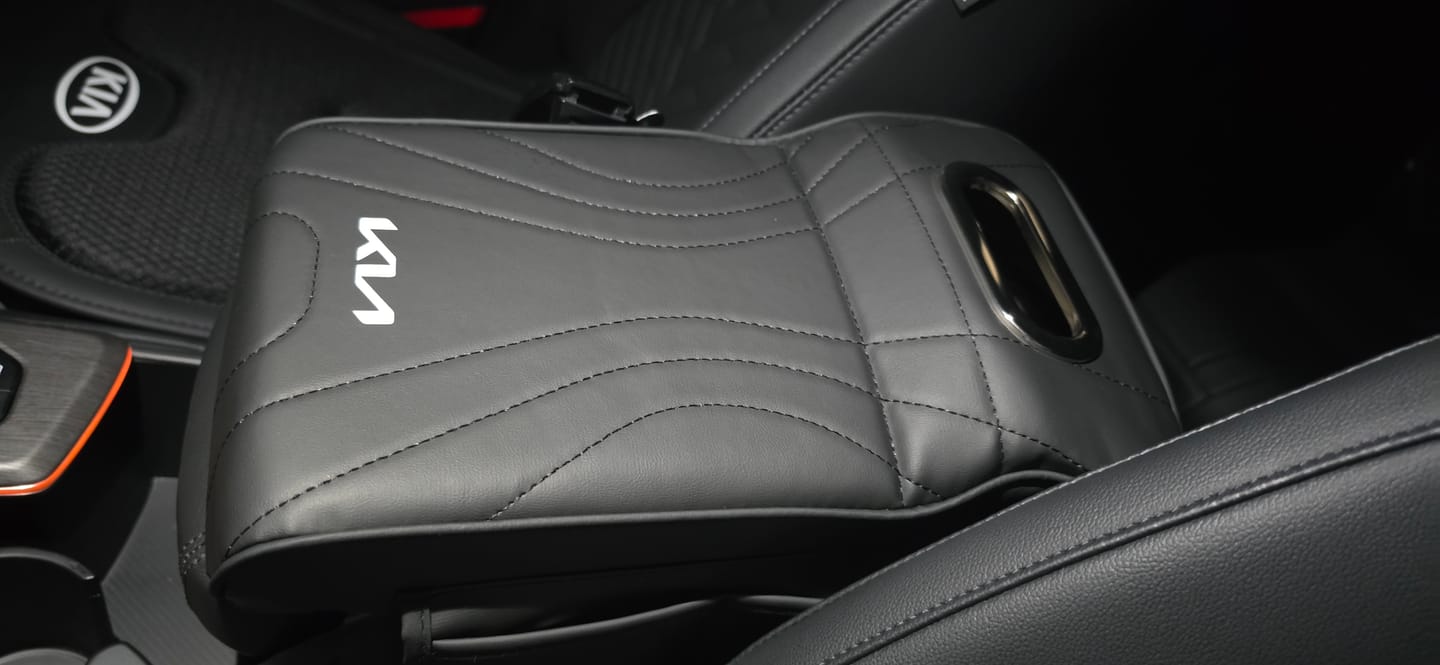 Customer photo review of Car Armrest Box Pad For KIA