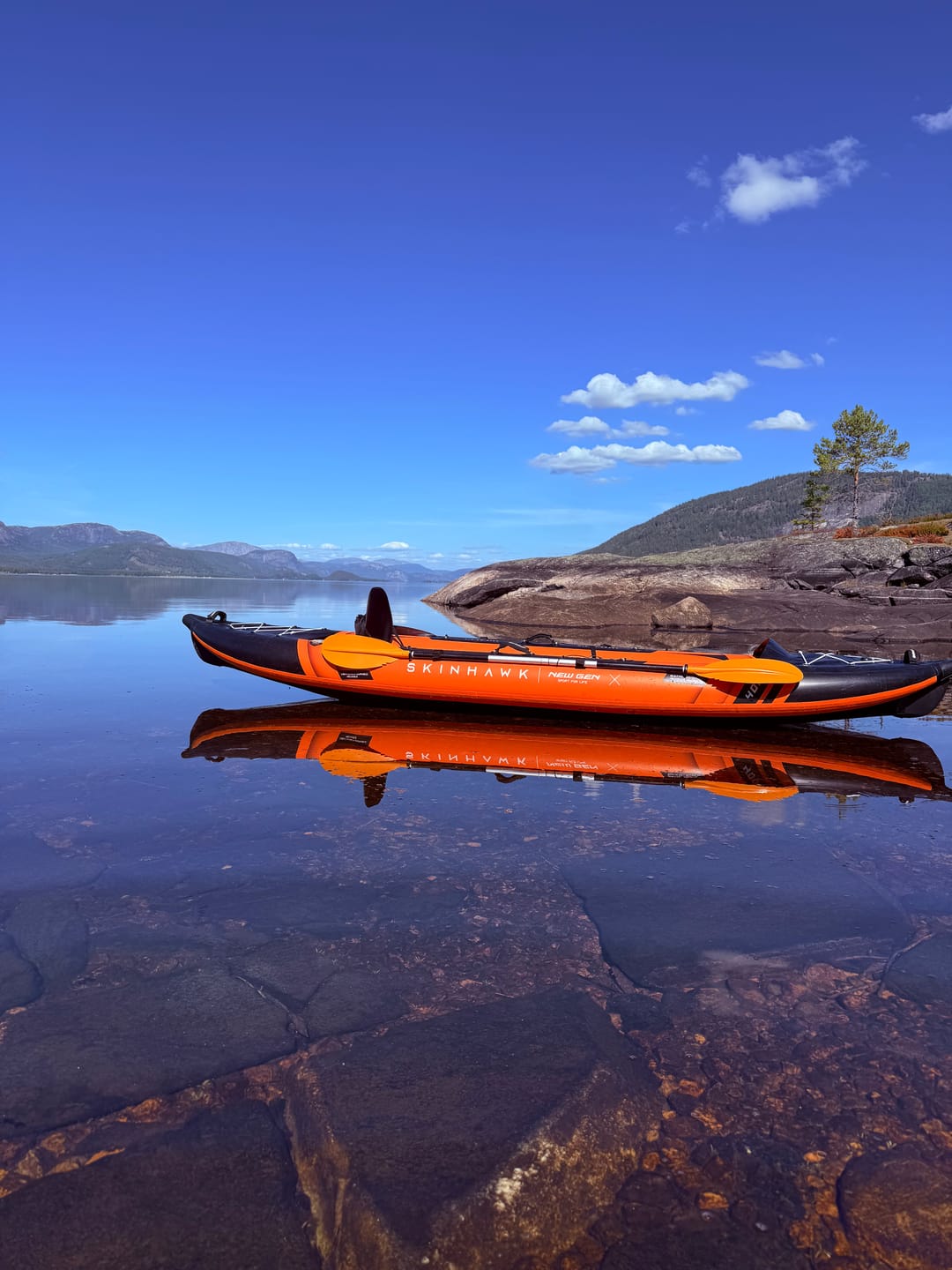 Customer photo review of SKINHAWK 2ER PRESTIGE KAJAK 400 CM ORANGE