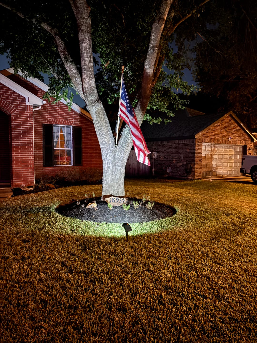 Customer photo review of 3' x 5' American Flag Set