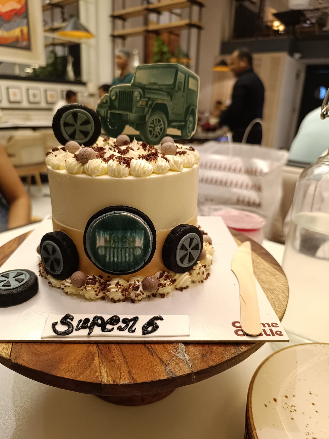 Customer photo review of Thar Jeep Fan Cake