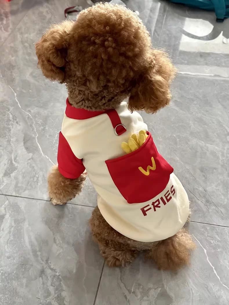 Customer photo review of Pocket French Fries Hoodie Costume