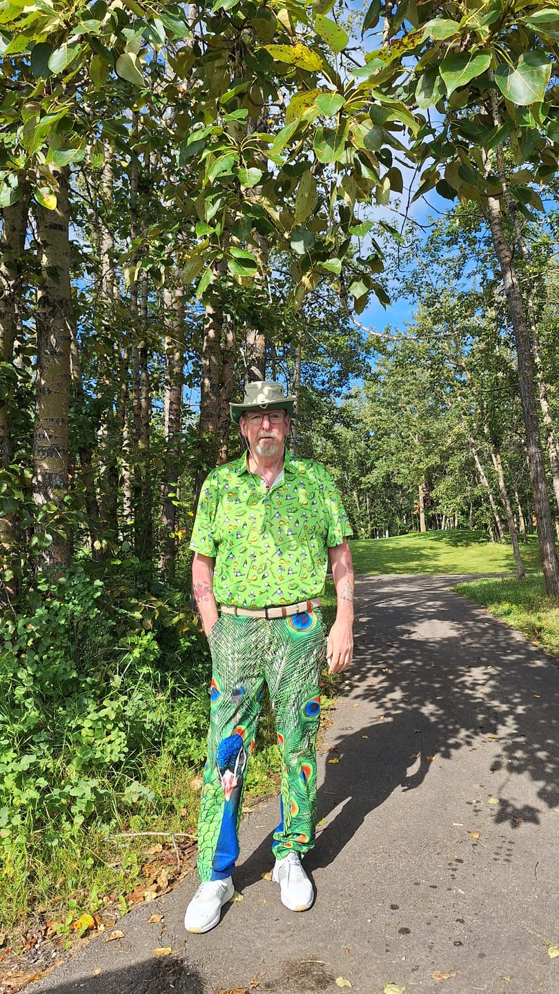 Customer photo review of Men Fiesta Time Golf Shorts