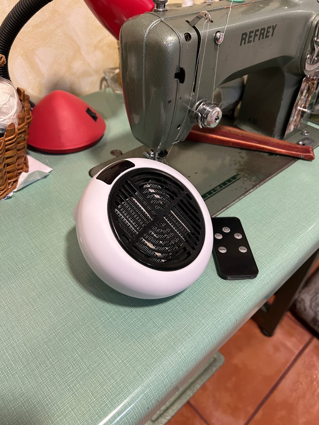 Customer photo review of minicalefactor termocerámico portatil