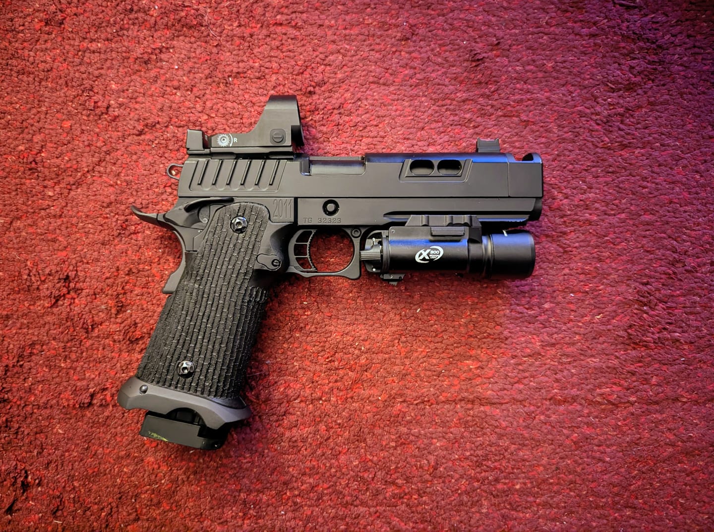 Customer photo review of Frenzy 1x22x26 MOS Multi Reticle Pistol (SCRD-M36)