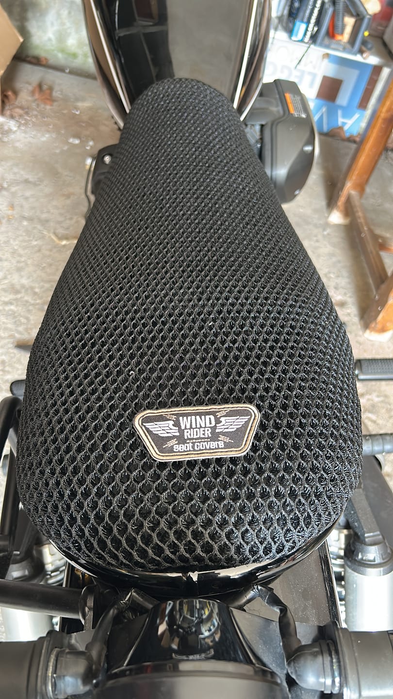 Customer photo review of Wind Rider Seat Cover