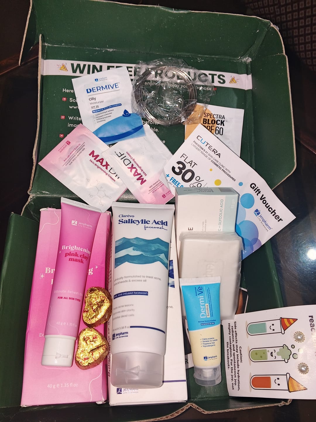 Customer photo review of Brightening Pink Clay Mask