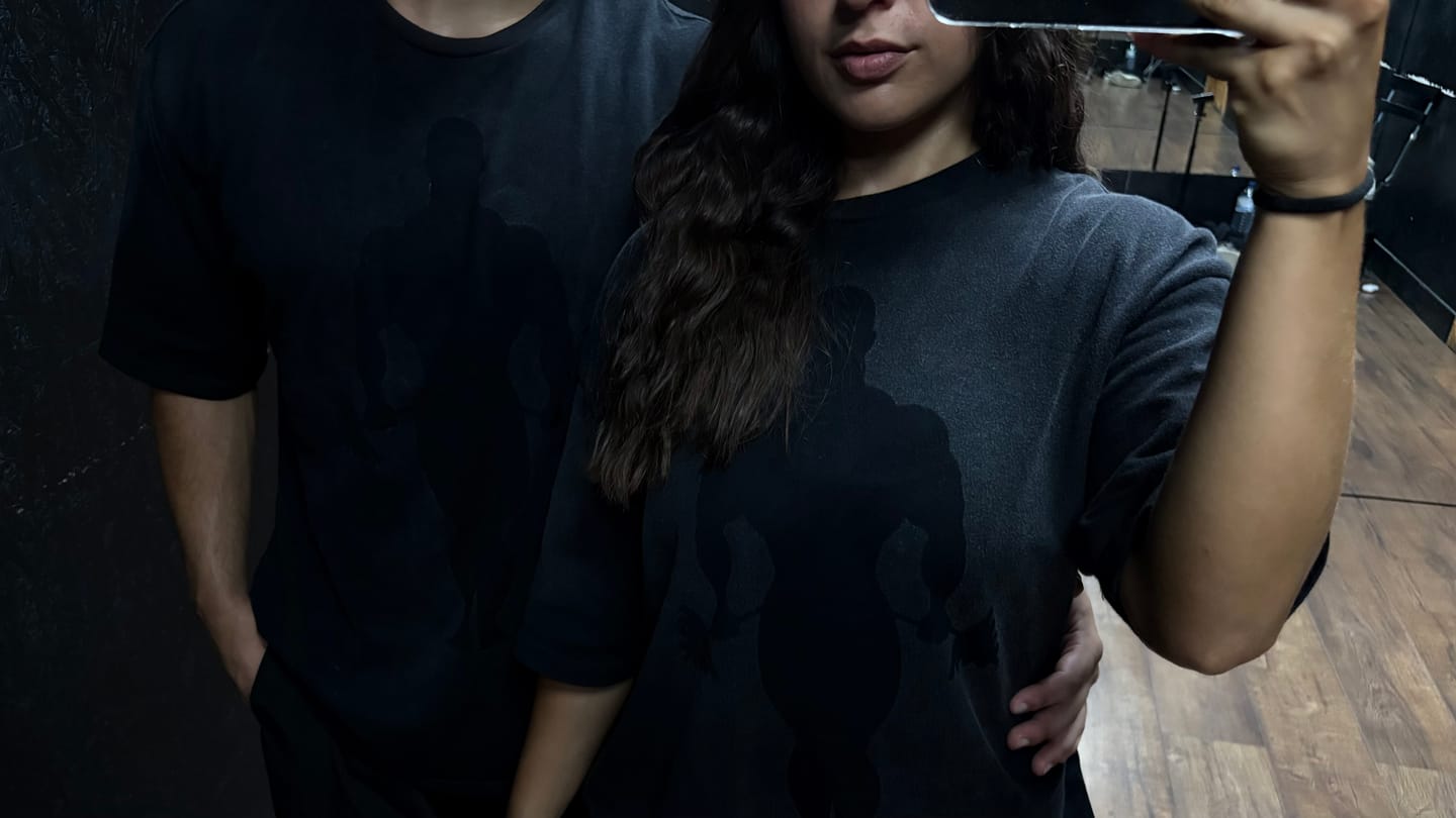 Customer photo review of 4285 - Gold's Iron Legacy Shadow Tees