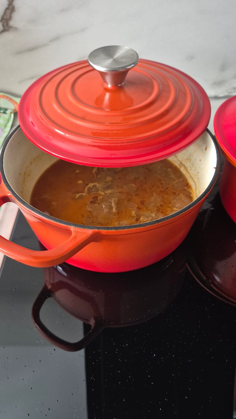 Customer photo review of Cocotte ronde en fonte émaillée – Orange