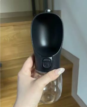 Customer photo review of Portable Cat Water Bottle — 300 ml, Leak-Proof