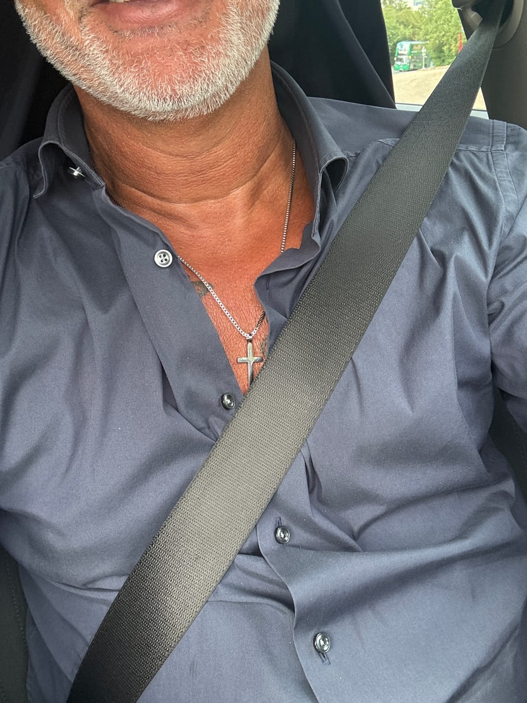 Customer photo review of Classic Cross Necklace Duo