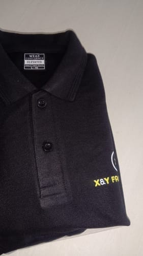 Customer photo review of Customized Polo T-Shirt With Your Company Logo | PrintMine.in