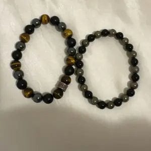 Customer photo review of FuAttract Wealth Prosperity & Success Energy Black Obsidian Pyrite Fortune Bracelet