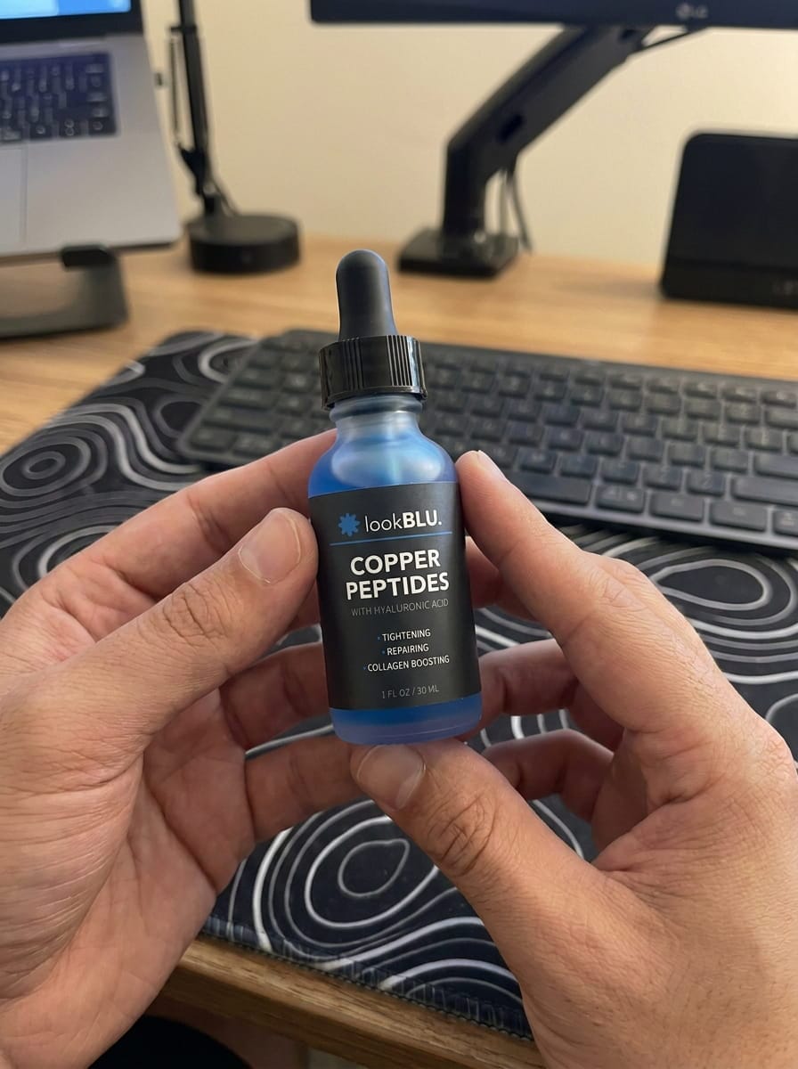 Customer photo review of BLU. GHK-Cu Peptides Serum