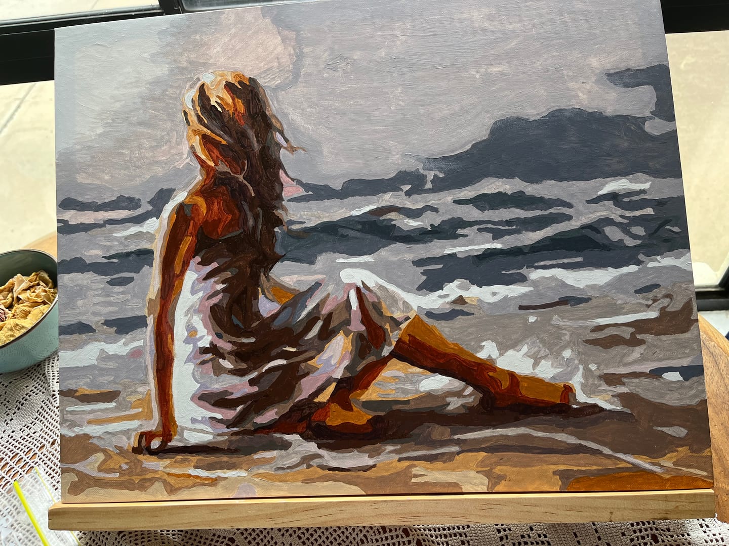 Customer photo review of Stormy Day At The Beach