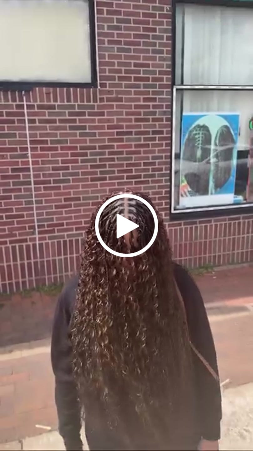 Customer video review of Double Drawn Burmese Color #4 Medium Brown Deep Wave Human Hair Bulk