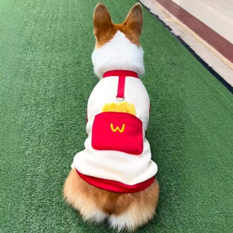 Customer photo review of Pocket French Fries Hoodie Costume