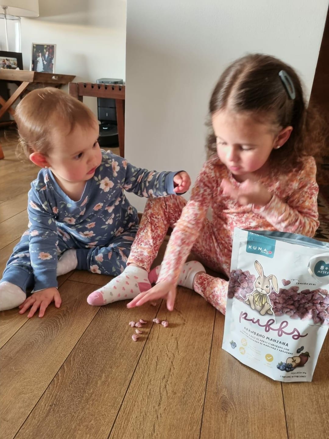 Customer photo review of Puffs Manzana Arándano Individual