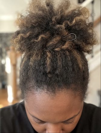 Customer photo review of Hair serum