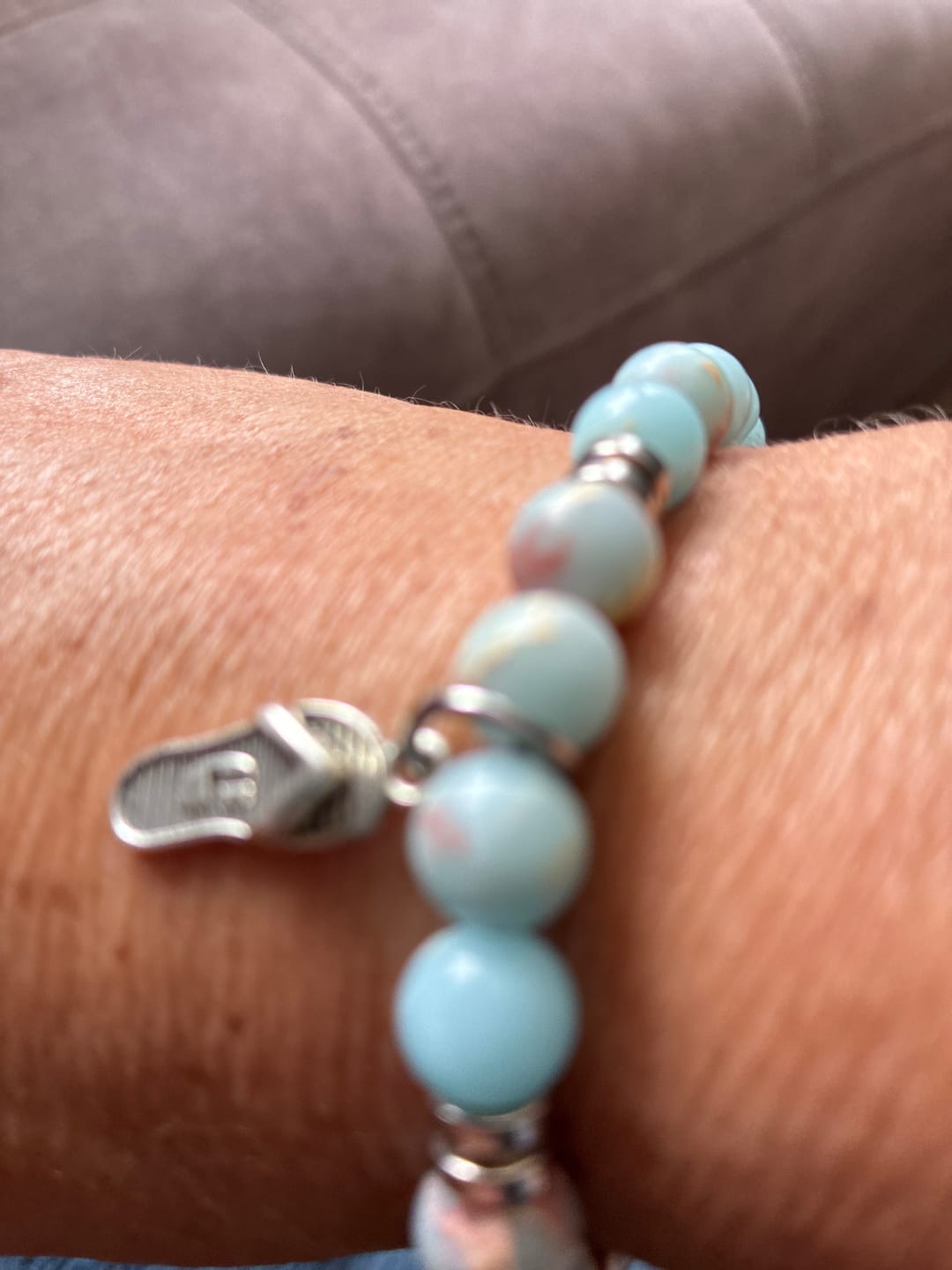 Customer photo review of BEADED – “BUBBLES UP”