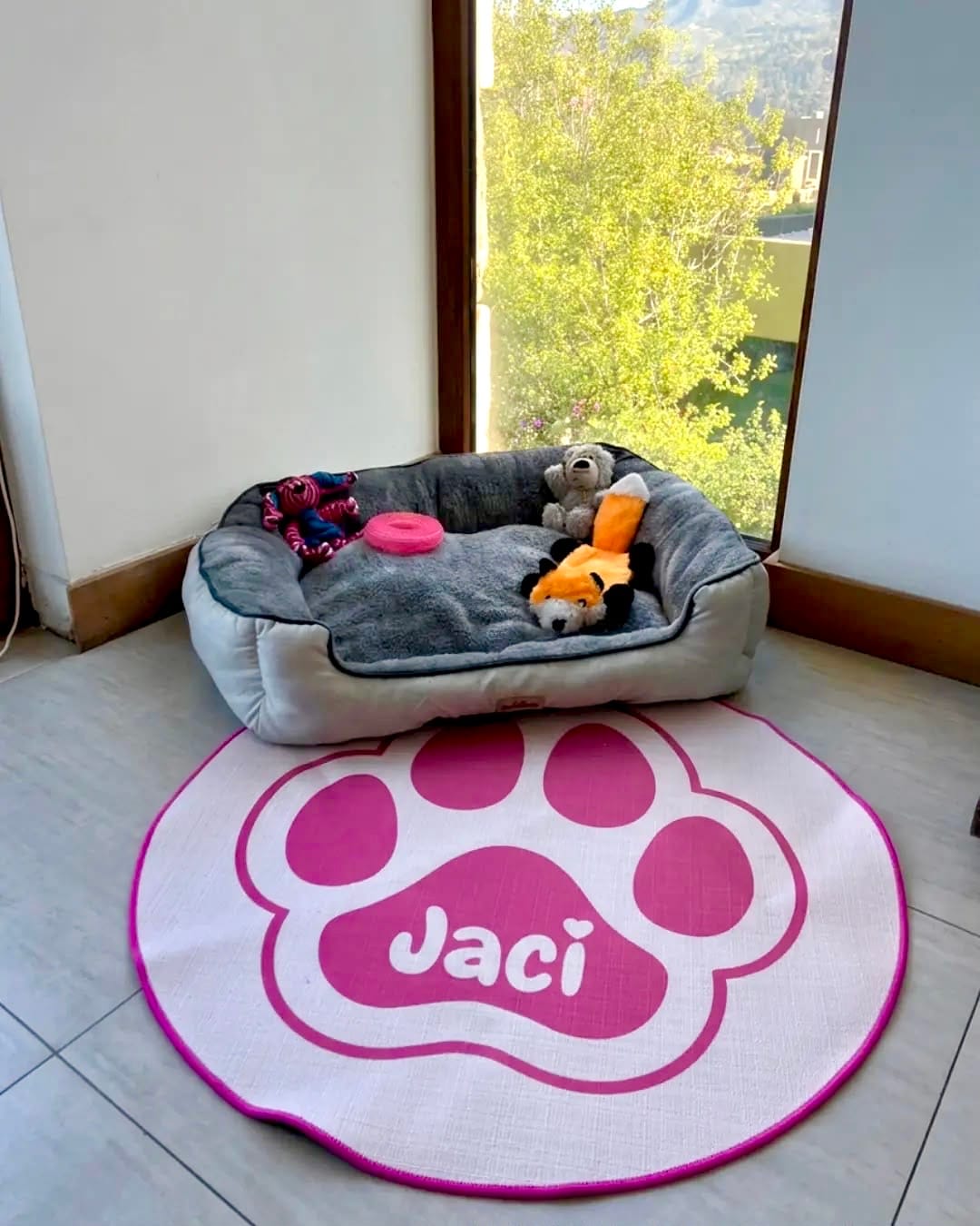 Customer photo review of Custom Round Rug