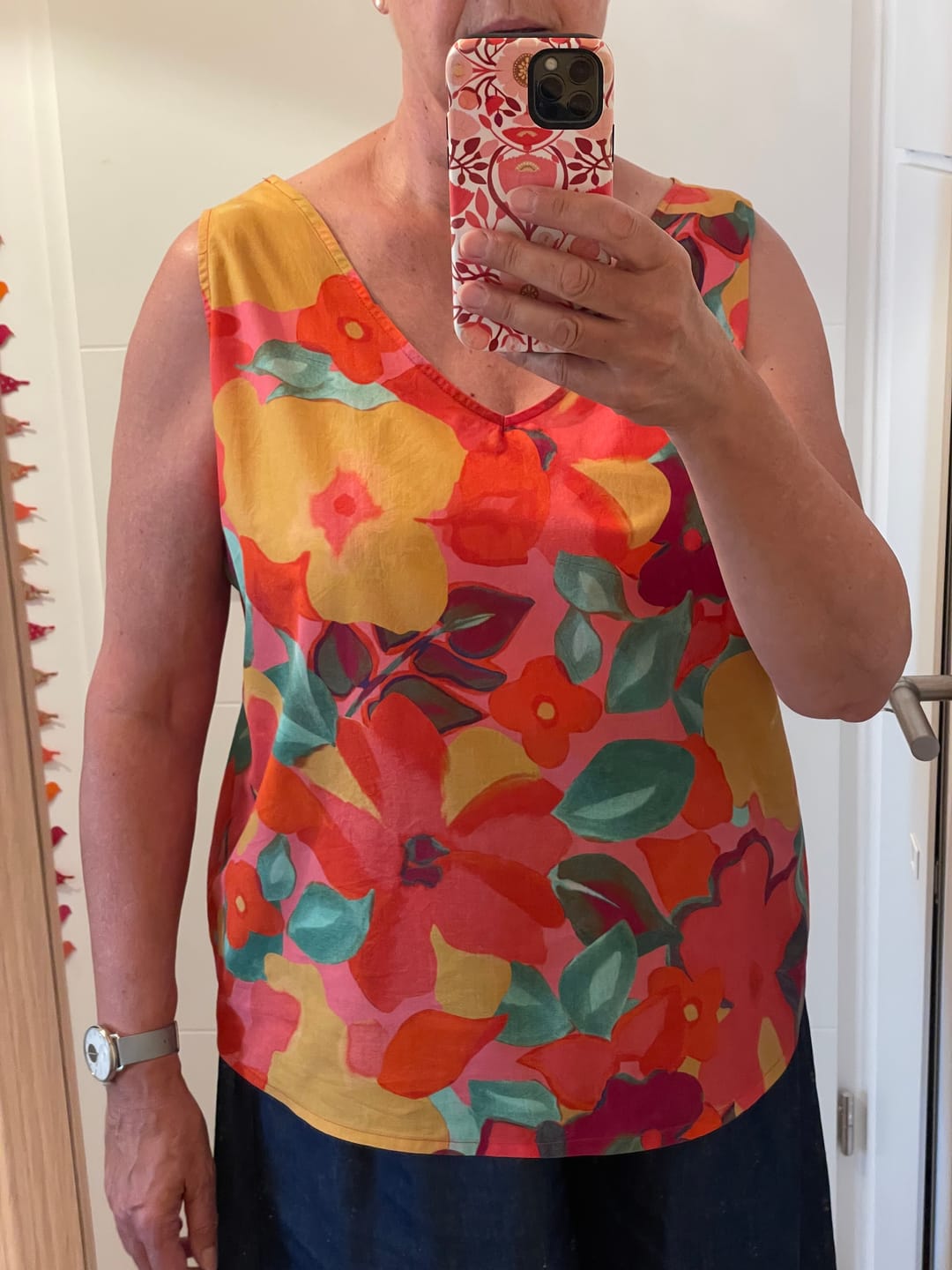 Customer photo review of Débardeur Félicie - Voile de coton bégonia